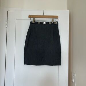 Vertigo Paris Black Pencil Mini Skirt